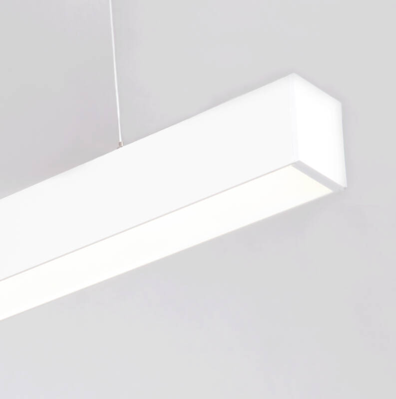 Imagen de Barra Lineal LED 120cm 40W Colgante/Superficie Herner Enlazable Regulable DALI