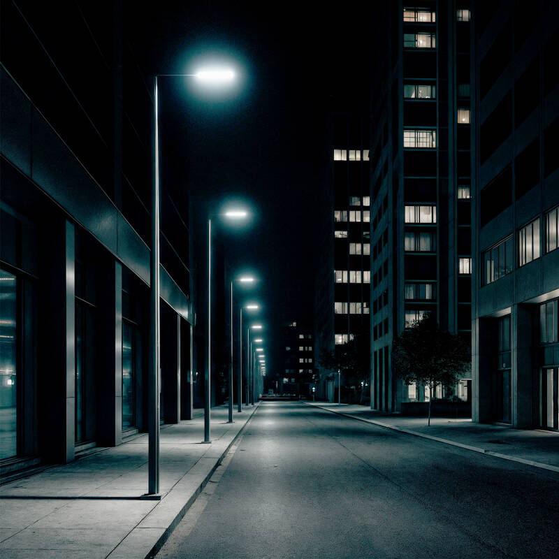 Imagen de Farola LED 60W Harlem LUMILEDS Gris 