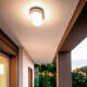Imagem de Plafon LED 15W Oval para Exterior 85x173 mm IP65 Hublot White
