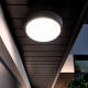 Imagem de Plafon LED 15W Circular para Exterior Ø140 mm IP65  Hublot Black