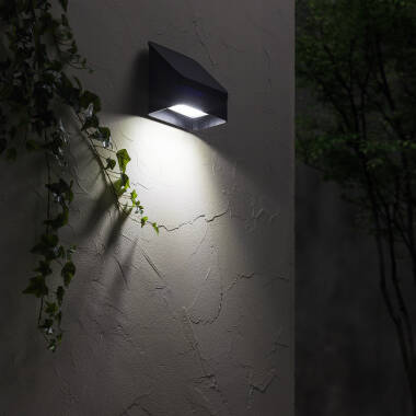 Aplique de Parede Exterior Solar LED de Alumínio com Detector de Movimento Radar Namib