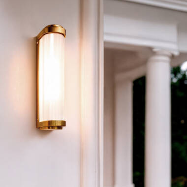 Imagen de Aplique de Pared Exterior Cristal y Material Peridot