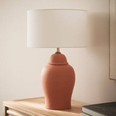 Lámpara de Mesa Terracota Ilana ILUZZIA