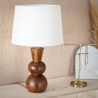 Candeeiro de Mesa Madeira Vinda ILUZZIA