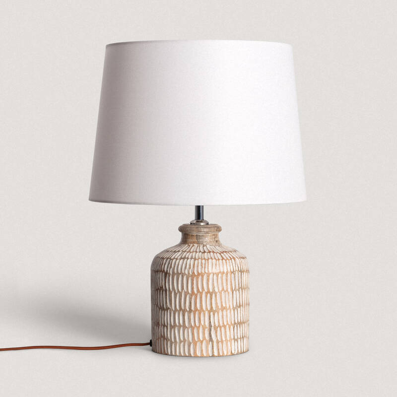 Imagen de Lámpara de Mesa Madera Govesan ILUZZIA