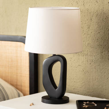 Lámpara de Mesa Madera Cave ILUZZIA