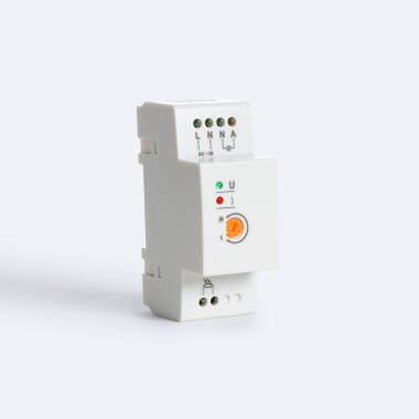 Interruptor Fotoeléctrico/Crepuscular 20A para Carril DIN