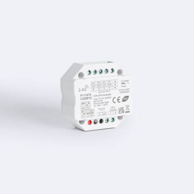 Controlador Regulador LED 12/24V DC para Tira LED Monocolor/CCT/RGB/RGBW compatible con Pulsador y Mando RF