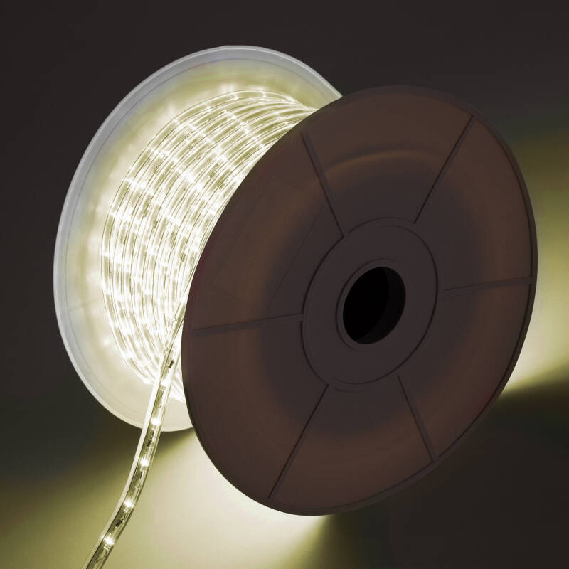 Imagem de Mangueira LED Redonda 220V 36 LED/m Rolo 50m Corte 100cm IP65