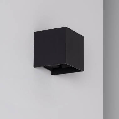 Aplique de Pared Exterior LED 6W Aluminio Iluminación Doble Cara Eros