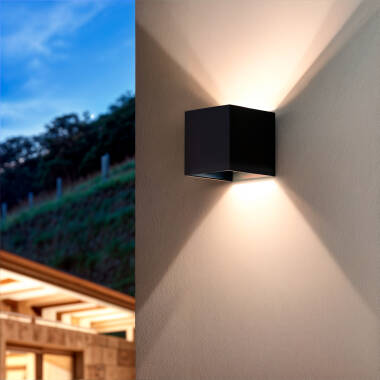Aplique de Pared Exterior LED 6W Iluminación Doble Cara New Eros