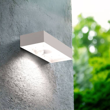 Aplique de Pared Exterior LED 6W Karl Solar Blanco