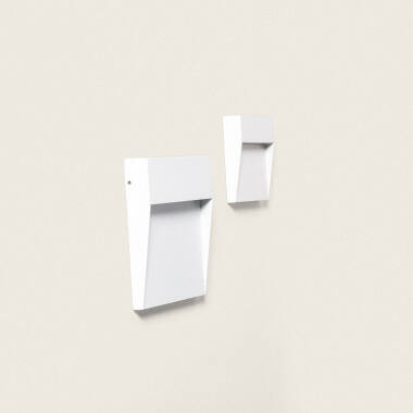 Imagen de Aplique de Pared Exterior LED 6.5W CCT Seleccionable Aluminio Superficie Cuadrado Jade
