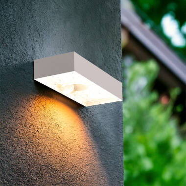 Aplique de Pared Exterior LED 6W Karl Solar Blanco
