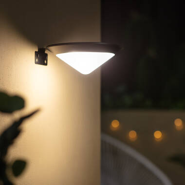 Aplique de Pared Exterior Solar LED de Aluminio con Detector de Movimiento Radar Tucson
