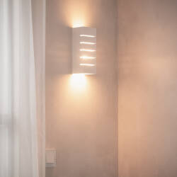 Product Aplique de Pared Yeso Iluminación Doble Cara Rubí 