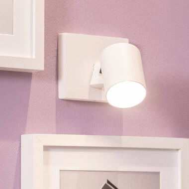 Foco Porta Lâmpadas de Superfície Direcionável de Aluminio Gylu para Lâmpadas GU10