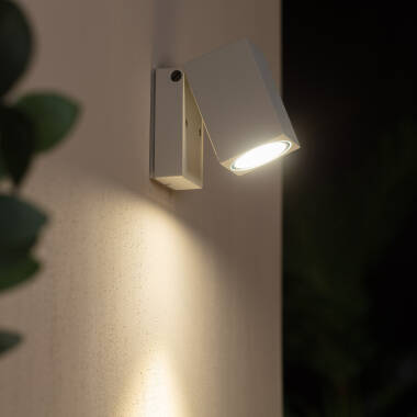 Aplique de Pared Exterior Aluminio Cuadrado Onuba