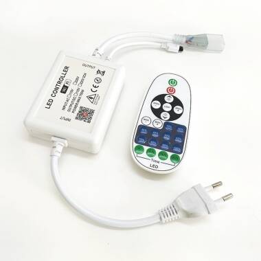 Controlador Regulador WiFi para Tira LED Monocolor con Mando RF