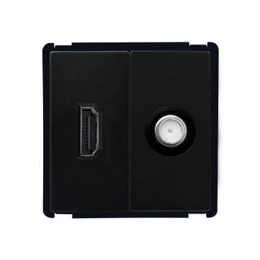 Tomada HDMI + Satélite Modern