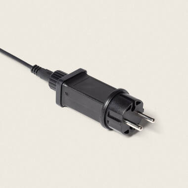 Imagem de Kit Grinalda Luzes Exterior 5m Preto + 5 Lâmpadas Filamento LED E27 24V