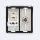Imagem de Tomada RJ45 CAT 6 Internet + TV Macho Modern