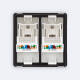 Imagen de Toma RJ45 Cat 6 Doble Internet Modern