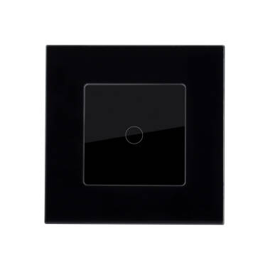 Interruptor Táctil Simples Comutado com Moldura de Vidro Modern