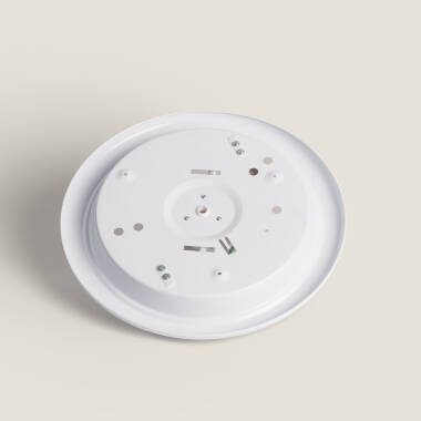 Imagen de Plafón LED Techo 2x E27 Circular con Sensor de Movimiento PIR y Crepuscular Design 