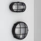 Imagen de Plafón Oval para Exterior 220x120 mm Hublot Rejilla