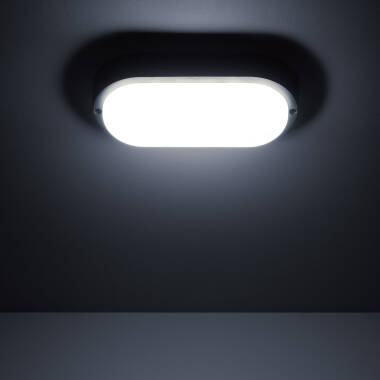 Imagen de Aplique LED 25W Oval IP65 Hublot Black