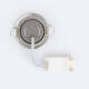 Imagem de Foco Downlight LED 5W Direccionável Circular Niquel Escovado Corte Ø68 mm