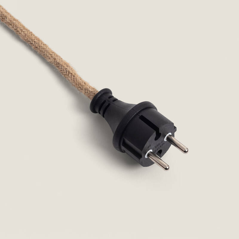 Imagen de Guirnalda Hemp Naturae Luces Exterior 10 Portalámparas Textil Natural 10m IP65