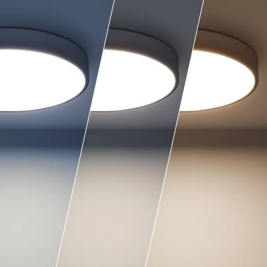 Imagen de Plafón LED 30W Circular Metal Ø400 mm CCT Seleccionable Hidria