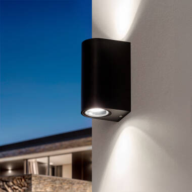 Aplique de Pared Exterior Aluminio Iluminación Doble Cara Big Gala