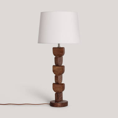 Lámpara de Mesa Madera Dagmar