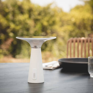 Imagem de Candeeiro de Mesa Solar para Exterior LED 3W Portátil com Bateria Recarregável USB Soucha