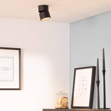 Imagen de Aplique LED 30W de Aluminio Circular Negro New Onuba