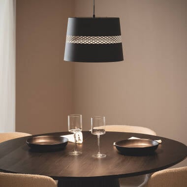 Imagen de Lámpara Colgante LED 28W Acero Saska