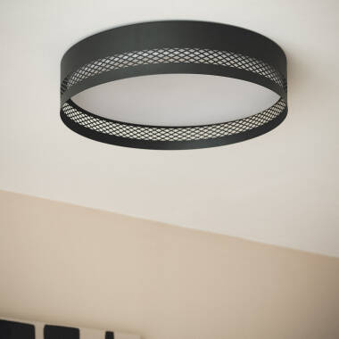 Imagem de Plafón de Teto LED 40W Metal Saska L 