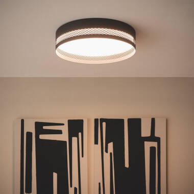 Imagem de Plafón de Teto LED 40W Metal Saska L 