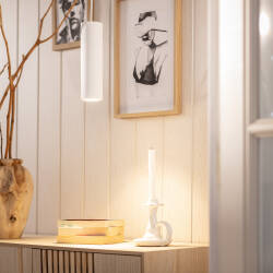 Product Candeeiro Suspenso de Gesso Slim