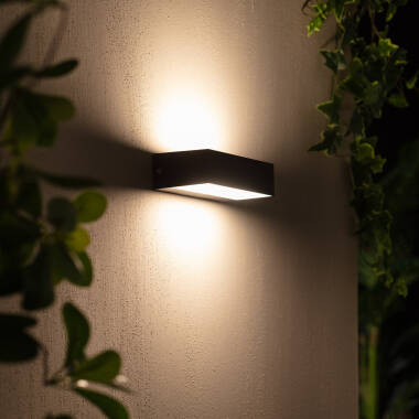 Aplique de Pared Exterior LED 9W Iluminación Doble Cara Galeo
