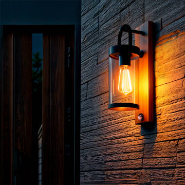 Aplique de Pared Exterior Benny con Sensor Movimiento PIR