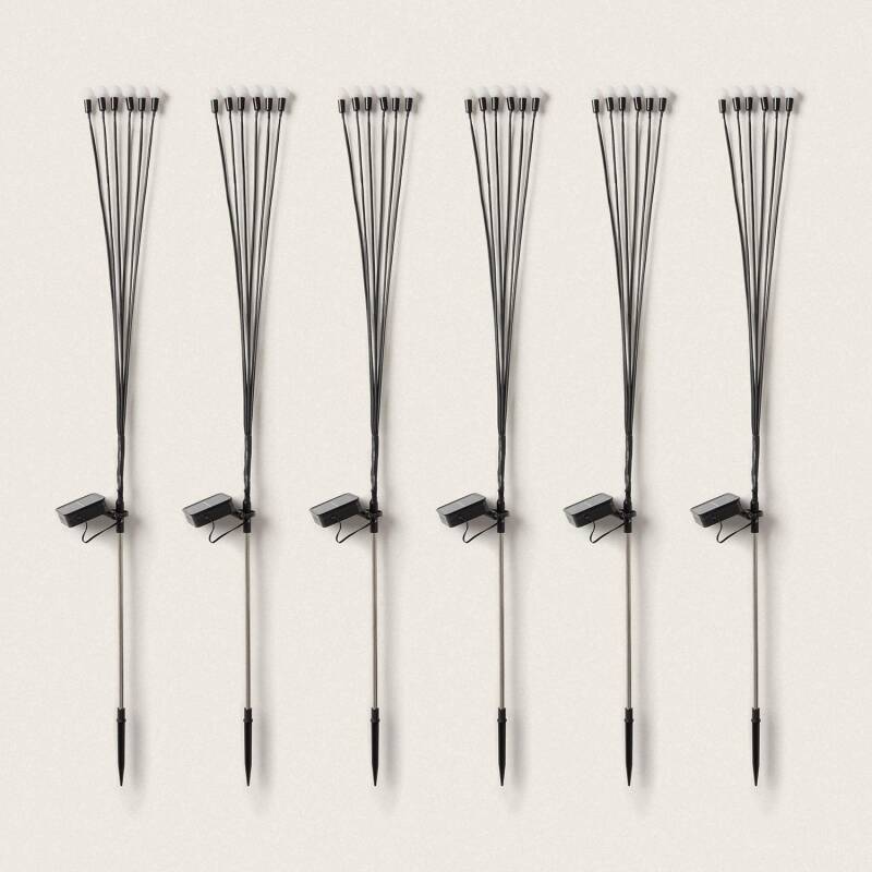 Imagen de Pack de 6 Pinchos LED Solar Exterior LightningBug