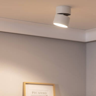 Aplique LED 30W de Aluminio Circular Blanco New Onuba