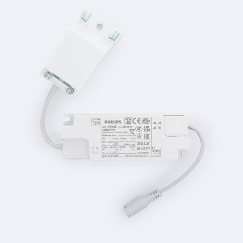 Imagen de Driver PHILIPS Certadrive 220-240V Salida 30-40V 1050mA 42W con Caja de Conexiones Rápidas