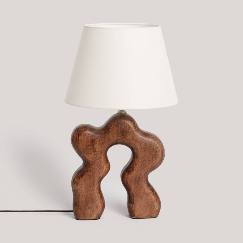 Imagen de Lámpara de Mesa Madera Hunar I ILUZZIA