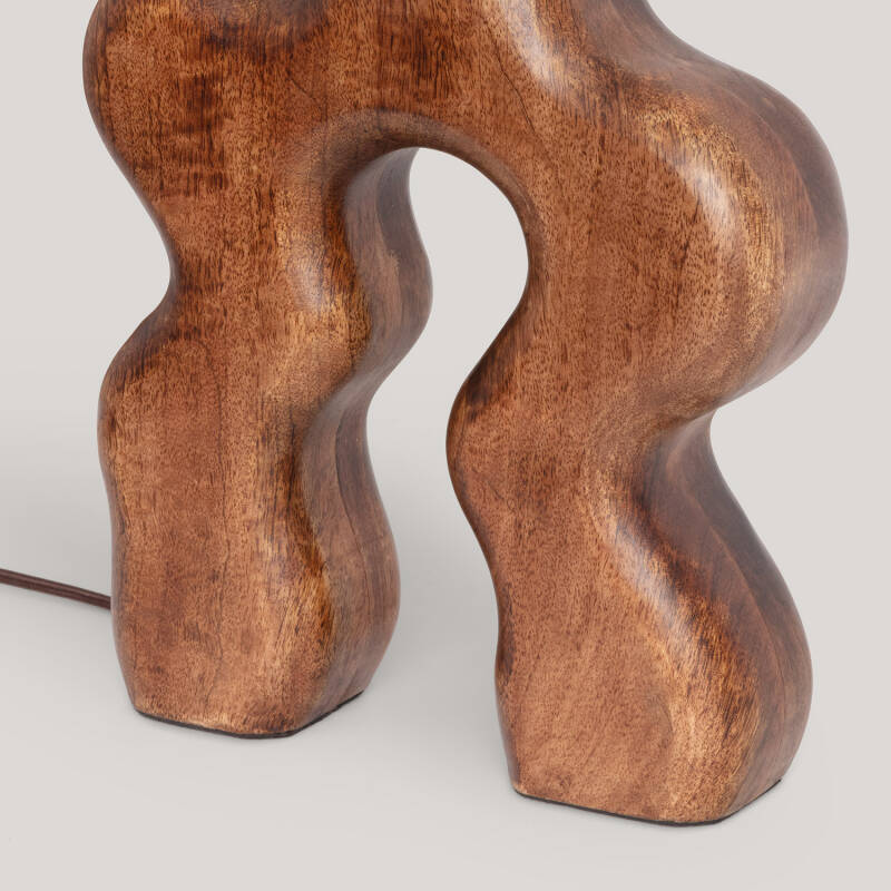 Imagen de Lámpara de Mesa Madera Hunar I ILUZZIA