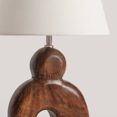 Imagen de Lámpara de Mesa Madera Hunar II ILUZZIA